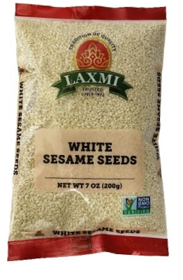 Laxmi White Sesame Seeds - 200 Gm (7 Oz)