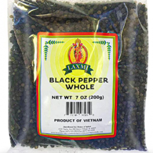 Laxmi Premium Whole Black Peppercorns (Tellicherry) - 7 oz