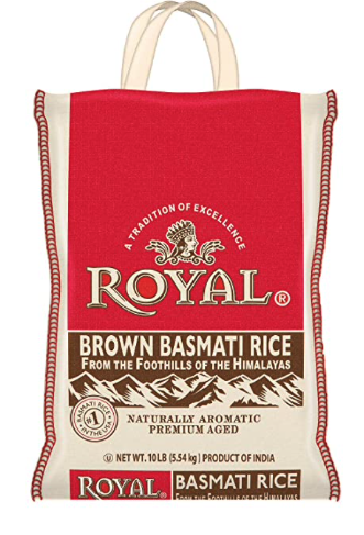 Royal Brown Basmati Rice, 10 Pound Bag Tilda Pure Basmati Rice