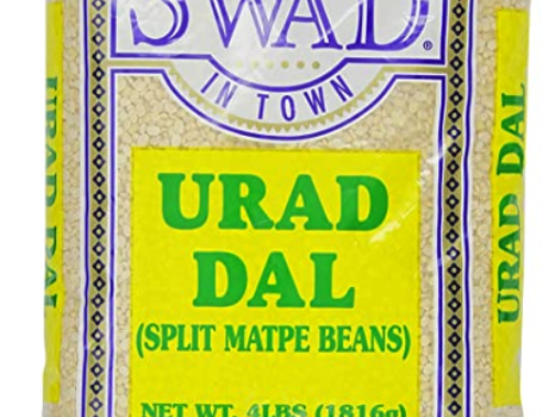 Swad Urad Dal Matpe Beans, Split, 4 Pound