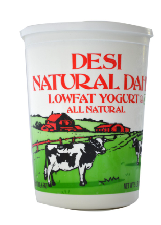 Desi Natural Dahi Lowfat Yogurt 4 LB