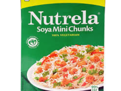 Nutrela Mini Soya Chunks Weight:0.44 lbs $2.99