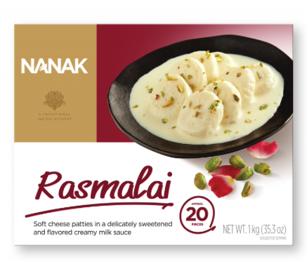 Nanak Rasmalai 20 pcs Weight: 2.20 lbs $14.99