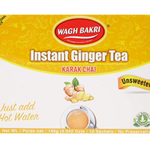 Waghbakri Instant Tea Premix Ginger Unsweetened (4.94 OZ - 10 Sachets) Weight: 0.30 lbs $6.99