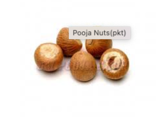 Pooja Nuts(pkt) Weight: 0.22 lbs $2.49