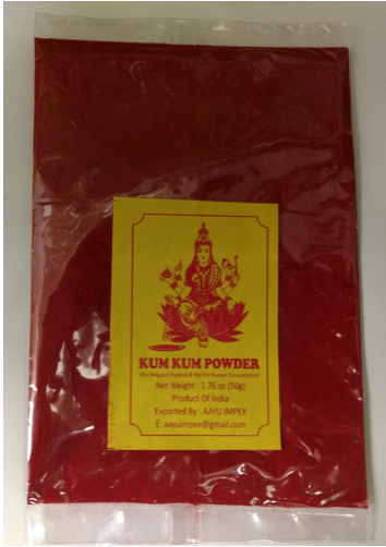 Kumkum Powder Weight: 0.11 lbs $2.69