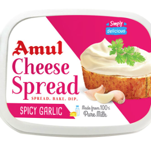 Amul Cheese Spread Spicy Garlic (7 OZ - 200 GM) Weight: 0.44 lbs $4.49