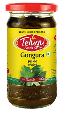 Telugu gongura pickle 300 gm Weight: 0.66 lbs $2.99