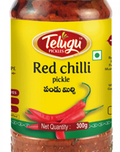 Telugu Red Chilli Pickle Weight: 0.66 lbs $3.49