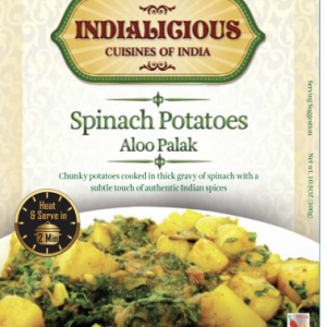 Spinach Potatoes Aloo Matter