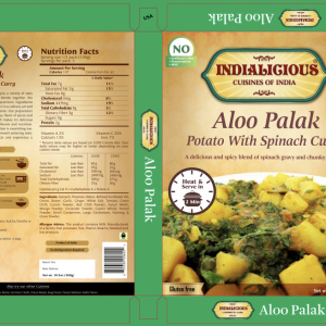 Aloo Palak Potato with Spinach