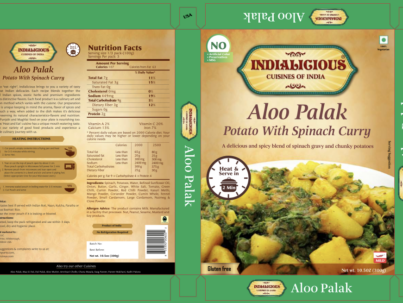 Aloo Palak Potato with Spinach